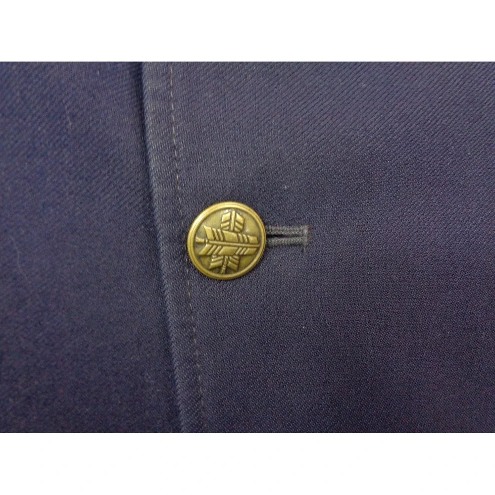 Vintage Patagonia Mens Navy Blue Field Jacket Blazer Sport Coat Sz 44L 2-Button